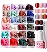 Teenitor Press on Nails Short,576pcs Matte Square Short Fake Nails with Nail Glue, Glue on Nails,...