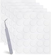 Urdar Brunnr Clear Heavy Duty Double Sided Adhesive Tape Dots Stickers Round No Residue Strong Ad...