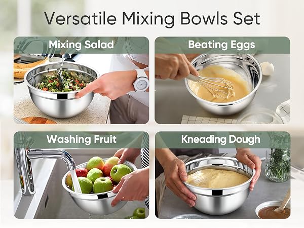 Khaki Mixing Bowls