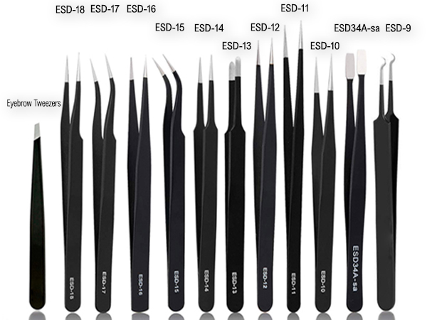 BOENFU Tweezers Precision Set