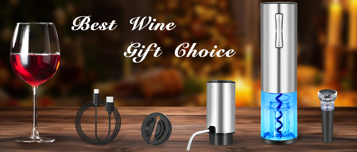 Electric Wine Opener with Electric Decanter with Aerator