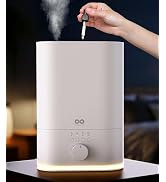 Everlasting Comfort 6L Humidifier Large Room, High Mist Output 60 HR Runtime Ultrasonic Top Fill ...