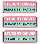 Z-oneMart 3 Pcs Student Driver Car Magnet, Teen Driver Magnet for Car, 10
