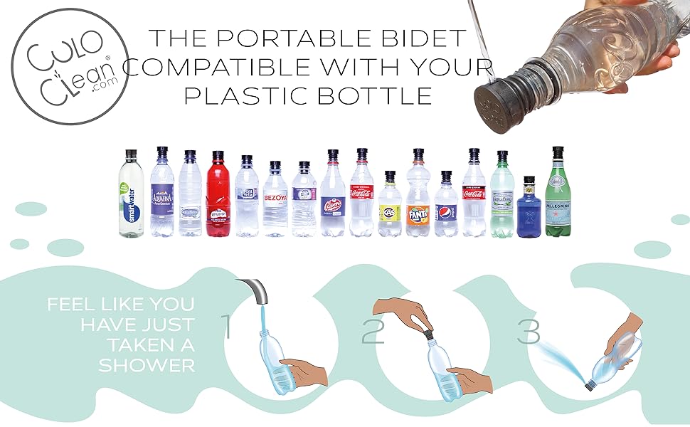 the portable bidet compatible with your plastic bottle