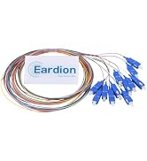 Eardion SC/UPC Fiber Optic Pigtail, 1.5 Meters 12 Strand Single Mode SC/UPC Fiber Optic Pigtail, ...