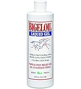 Absorbine Bigeloil Liniment Gel, Refreshing Topical Rub for Sore Muscles, 14 Fluid Ounce Bottle