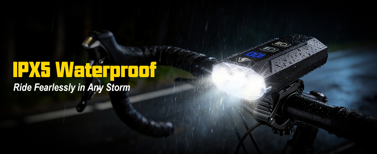 waterproof bike light