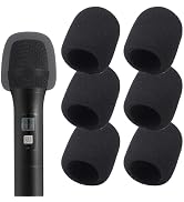 Handheld Microphone Cover, Microphone Foam Windscreen for Most Handheld and Recording Microphones...