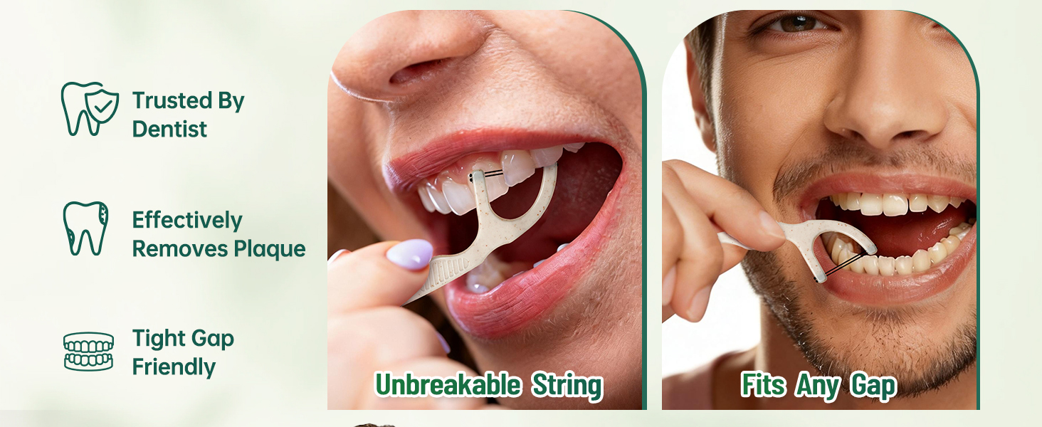 Shred resistant bamboo charcoal tooth picks