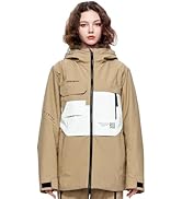 HIGH EXPERIENCE Ski Jacket Snowboard Coat Snow Winter Waterproof Insulated Windproof Baggy Warm H...