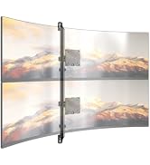PUTORSEN Dual Monitor Wall Mount for 17-49" Screens | Supports Flat & Curved Screens, 44lbs per A...