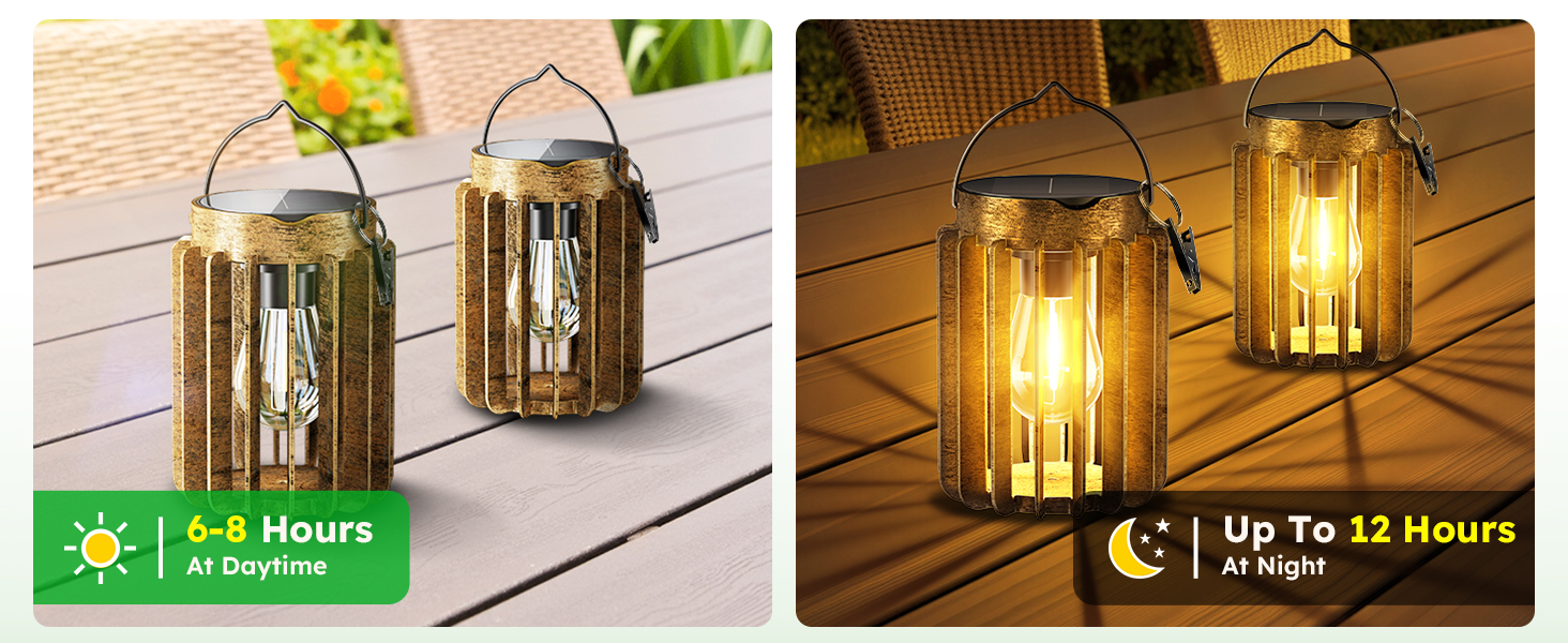outdoor solar lanterns waterproof