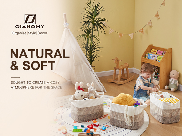 OIAHOMY Storage Basket