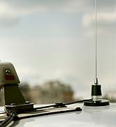 HYS TC-MB90 NMO Mount Magnetic Base for Car Bus Taxi Mobile Radio Antenna W/5M(16.4ft) RG58 Coaxi...