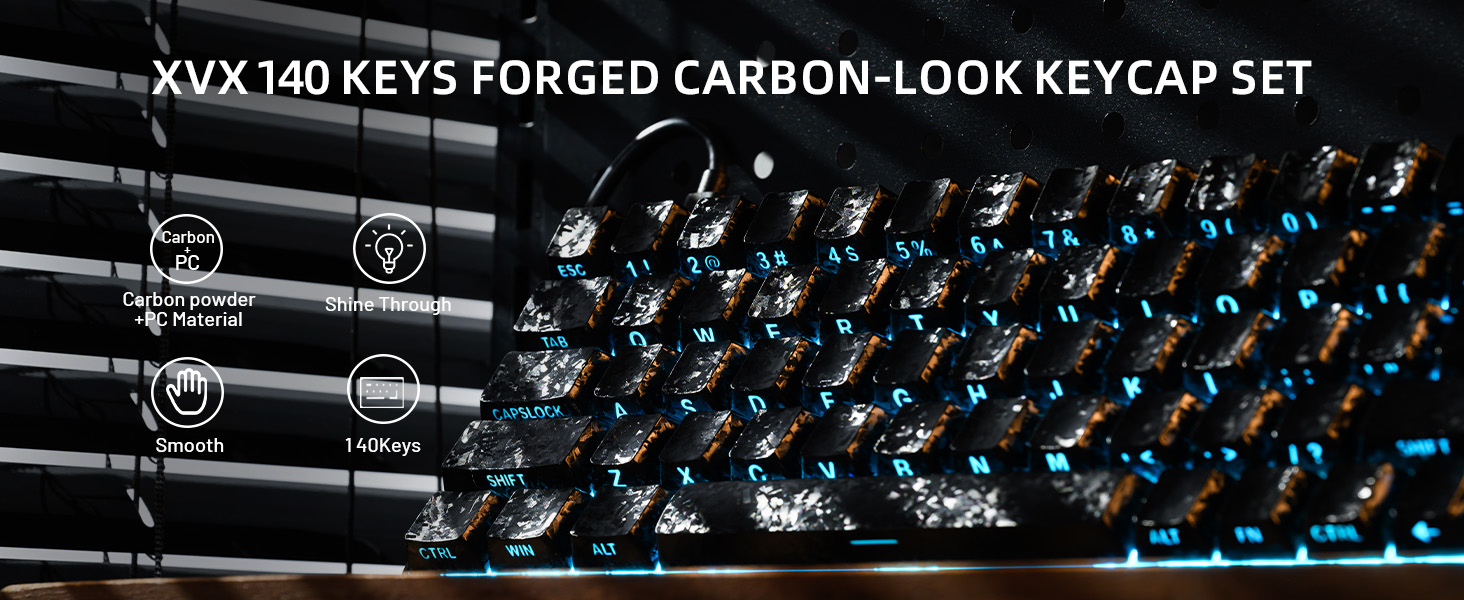 Black keycaps