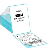 ORGBRO 4“x6” Direct Thermal Shipping Labels, Commercial Grade Shipping Labels for Thermal Printer...