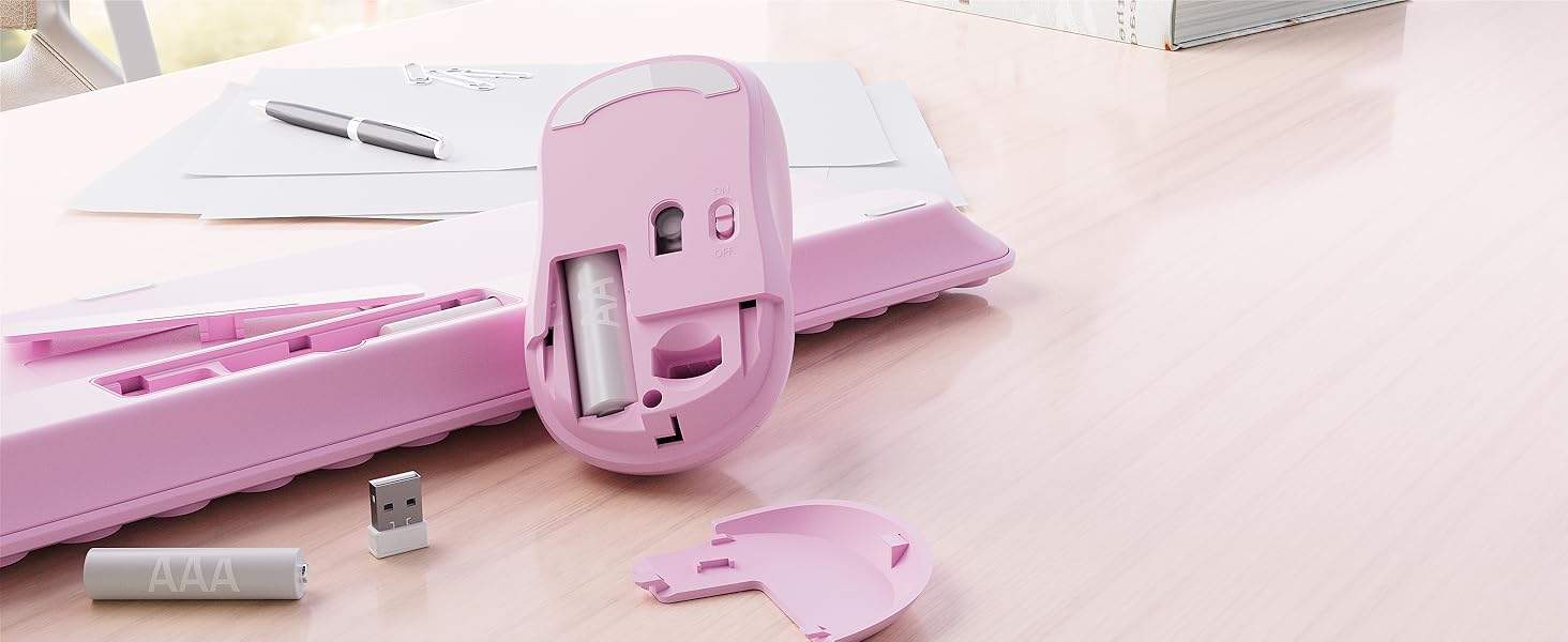 WIRELESS COMPUTER KEYBOARD AND MOUSE