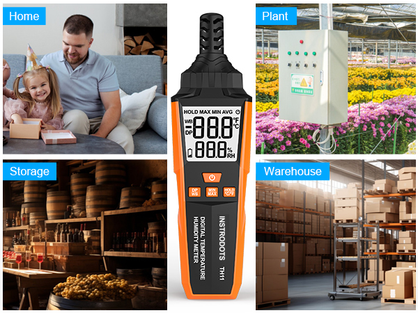 humidity meter digital thermometer hygrometer humidity sensor temperature humidity monitor gauge