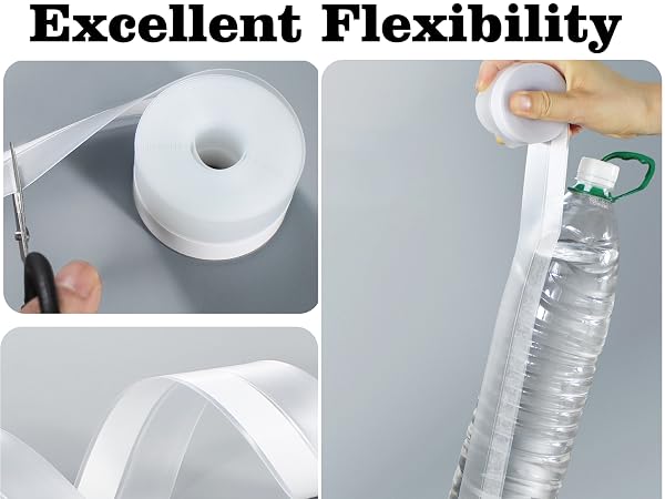 Silicone seal strip with a premium adhesive