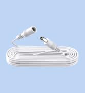 16.4ft 5M DC Power Extension Cable, DC 12V Power Adapter Extension Cord 5.5mm x 2.1mm for CCTV Se...