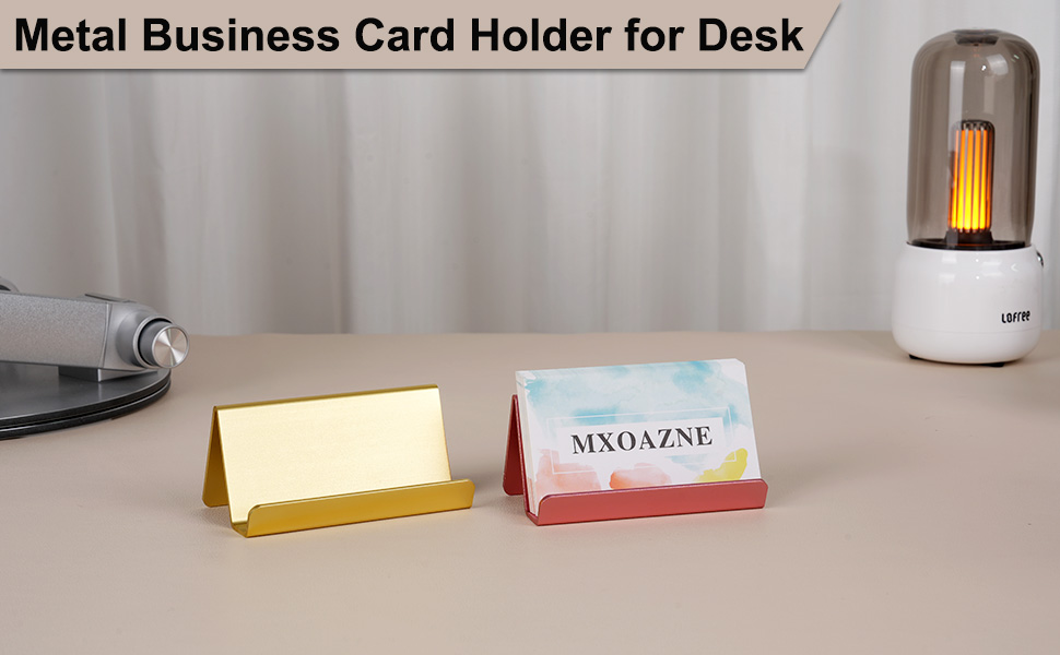 rose gold business card holder for women