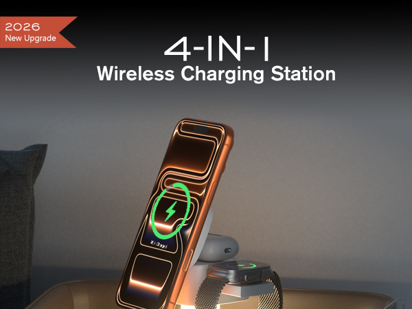 4 in 1 Wireless Charging Station