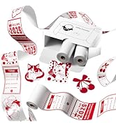 Memoking T02 Sticker Paper Red on White Compatible with T02/M02/Q02E/T02 Pro/D20/D21 Print Pods M...