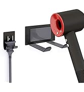 Hair Dryer Holder,FLE Blow Dryer Holder Wall Mounted Fit for Most Hair Dryers