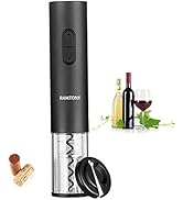 Electric Wine Bottle Opener, Wine Opener Corkscrew Key Set with Foil Cutter,Automatic Reusable Ea...