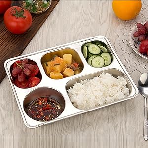 Divided Dinner Snack Plate