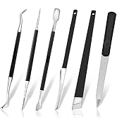 Ingrown Toenail Pedicure Tool Kit 6pcs, Ingrown Toe Nail File and Lifter Nail Pusher Pedicure Kni...