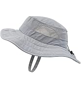 Connectyle Kids Sun Hat for Boys Girls Wide Brim Bucket Hat UPF 50+ Sun Protection Hat Breathable...