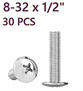 8-32 x 1/2" Machine Screws