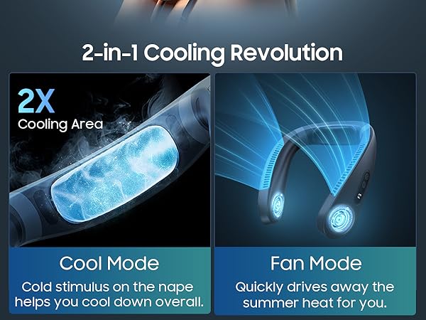 neck fans that blow cold air