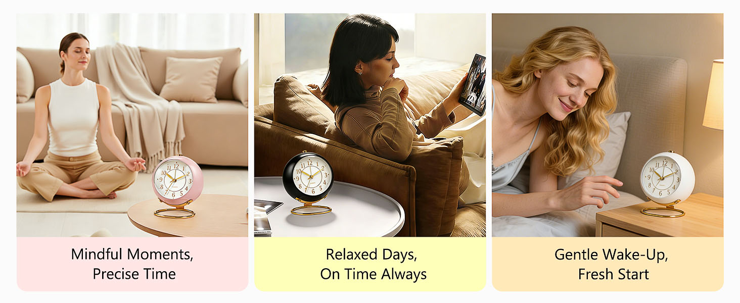 Azxb Analog Alarm Clock