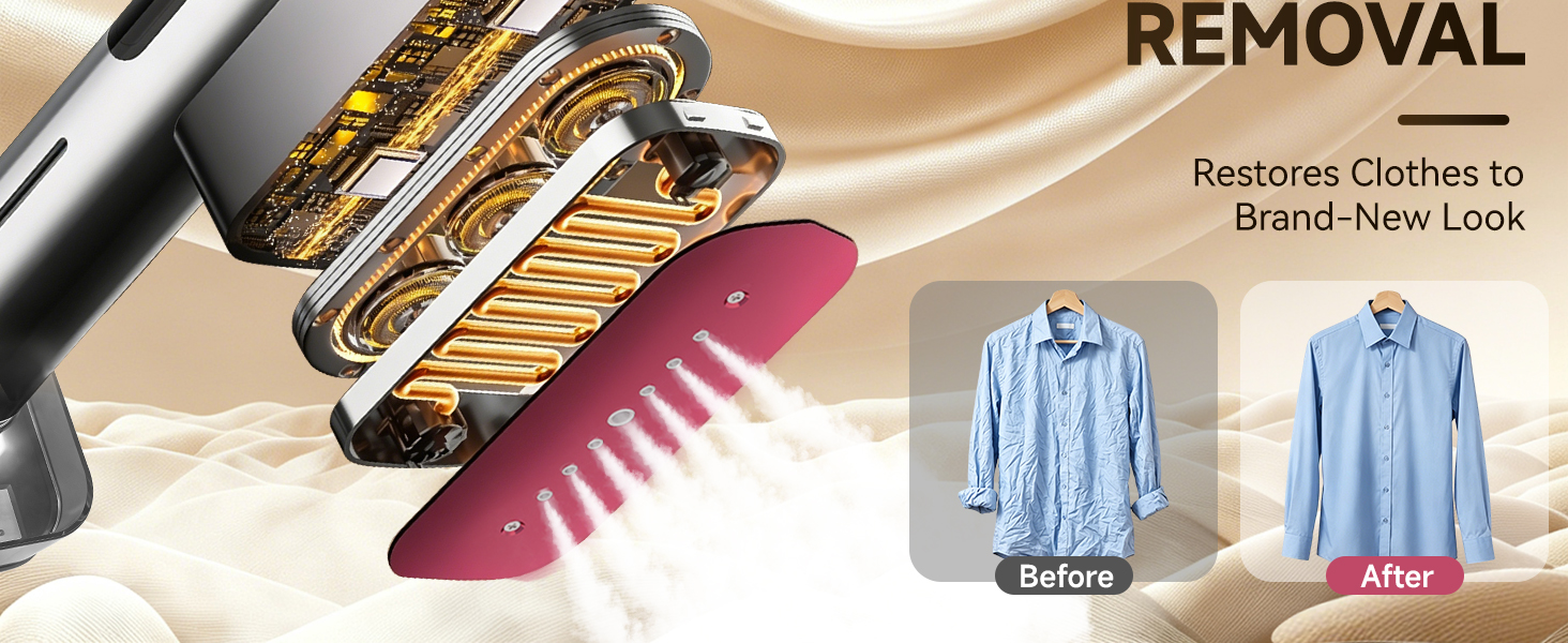 steamer & iron for clothes iron steamer large water tank travel steamer for clothes self-clean