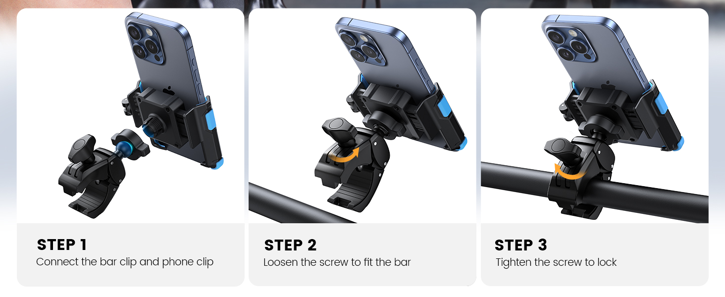 phone holder for bike handlebar