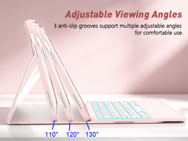 for iPad 11th (A16, 2025)/10th Generation Case with Keyboard