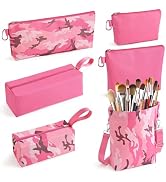 MAFYE 6 Pack Tool Pouch Zipper Bags, Large Multi-Size Tool Organizer with Carabiner& Crossbody St...