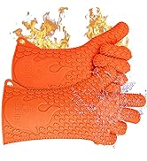Jolly Green Products Ekogrips Premium Grilling Gloves Heat Resistant BBQ Gloves for Indoor and Ou...