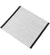 Roll Up Dish Drying Rack Over Sink Over The Sink Dish Drying Rack Kitchen Dish Drainer, Folding D...