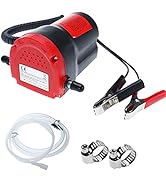 Amarine Made 12V 60W Oil Change Pump Extractor, Oil/Diesel Fluid Pump Extractor Scavenge Oil Chan...