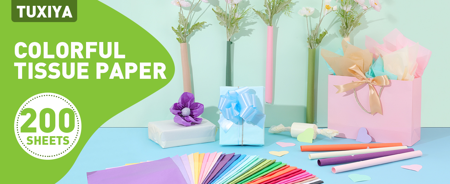 COLORFUL TISSUE PAPER