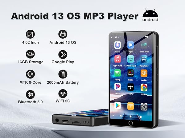 mp3 player with bluetooth