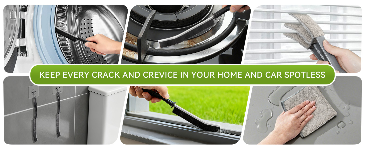 Crevice brush and accessories
