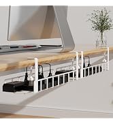 Xpatee 2 Pack Cable Management Under Desk Tray, 31.4