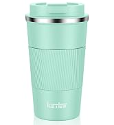 KETIEE 12oz Coffee Mug: Vacuum Insulated Coffee Cup with Leakproof Lid, Travel Coffee Mug Stainle...