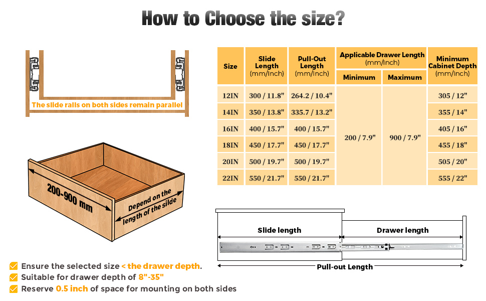 trash drawer slides