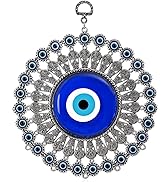 Bcs evil eye decor wall hanging ornament metal ojo turco para casa housewarming birthday gift glass