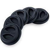 Coffee Mug Lids(3.15"Inner Diameter,3.43"Outer Diameter), KSENDALO Thicker Eco Reusable Silicone ...
